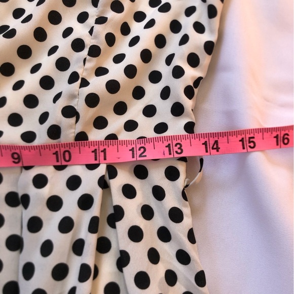 Black and White Polka Dot Dress - Picture 6 of 15